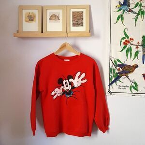 Vintage NWT Deadstock Mickey Mouse Sweatshirt Size Youth 14/16